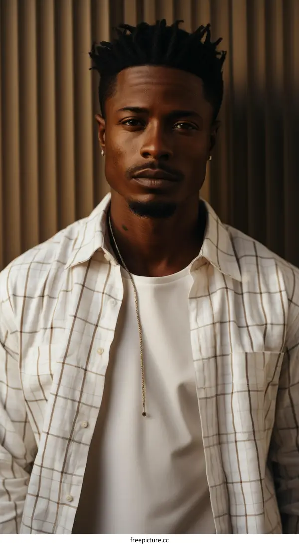 portrait of a young african american man