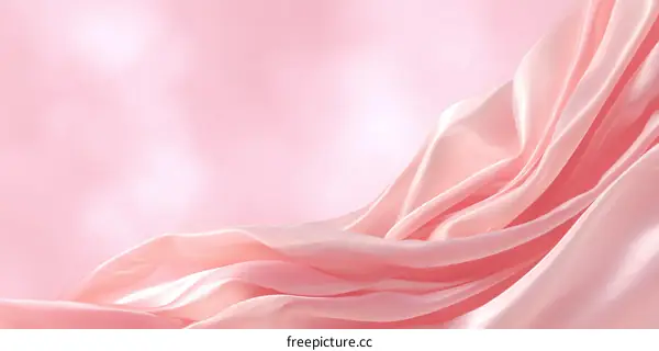 Elegant Pink Satin Fabric Texture