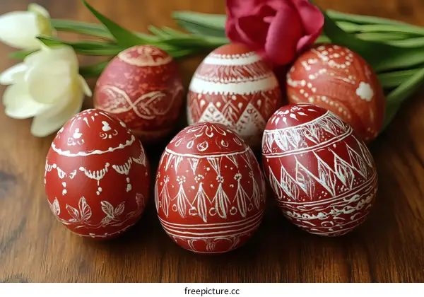 Collection of Beautifully Decorated Easter Eggs