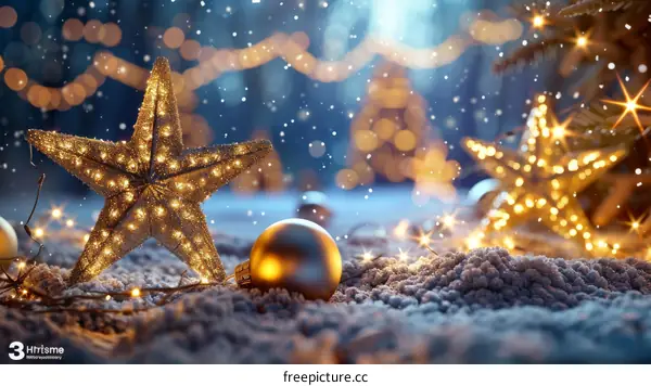 Snowy Christmas Decorations