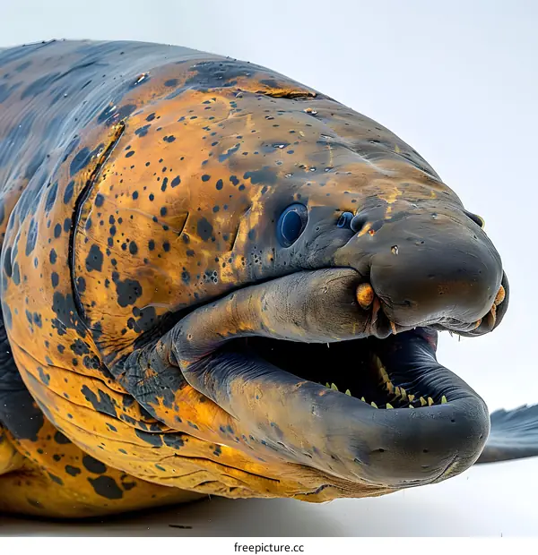 Moray Eel Open Mouth
