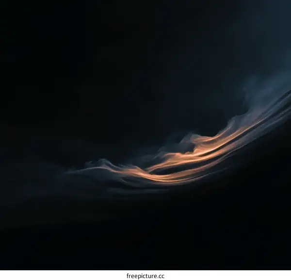 Abstract Smoke Patterns of Light