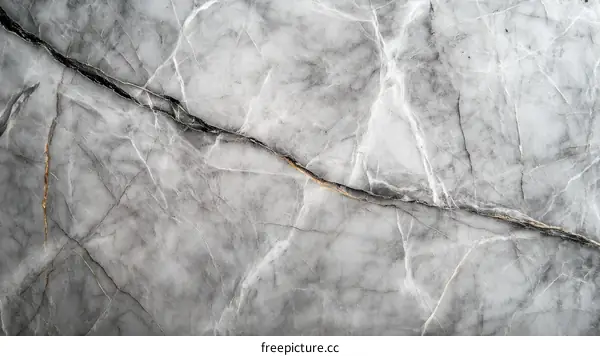 Detailed Gray Marble Texture Background Image