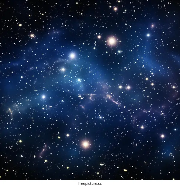 Cosmic Wonders: Bright Stars and Colorful Nebulae