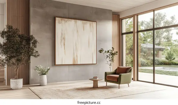 Modern Minimalist Living Room Interior Design