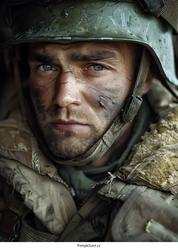 Portrait of a soldier