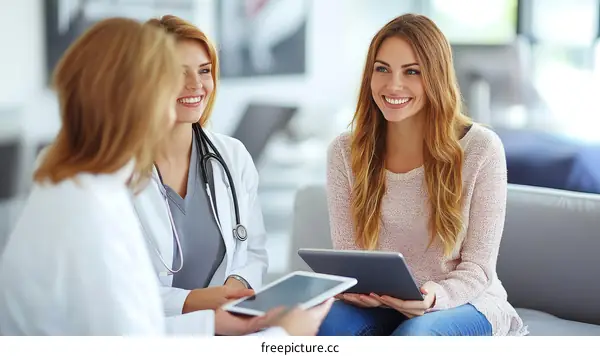 Medical Consultation Indoor Group Discussion