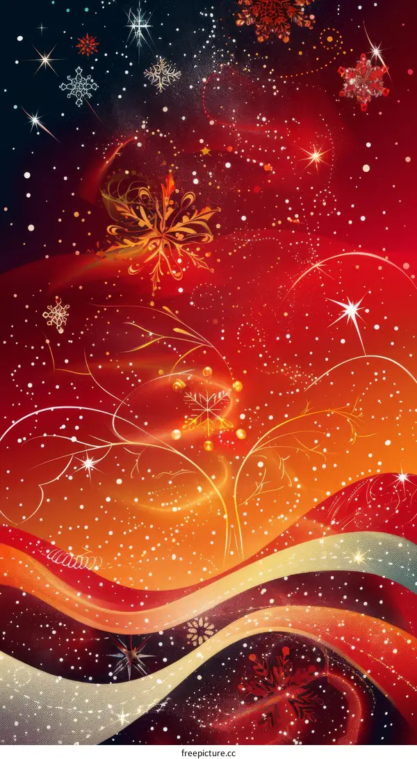 Festive Family Gathering in a Winter Wonderland