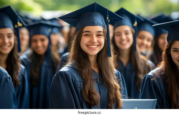 Graduation Ceremony of Diverse Students