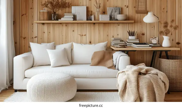 Cozy Scandinavian Living Room Interior Design