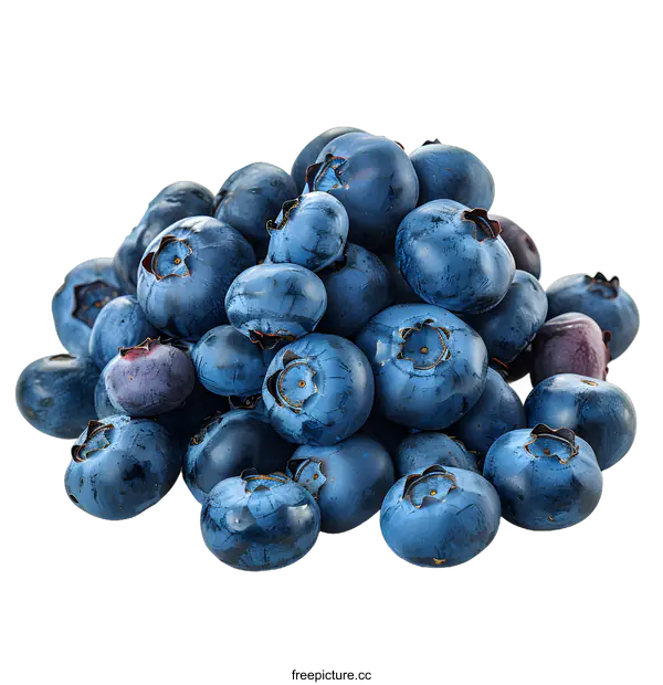 [Transparent Background PNG]Blueberries