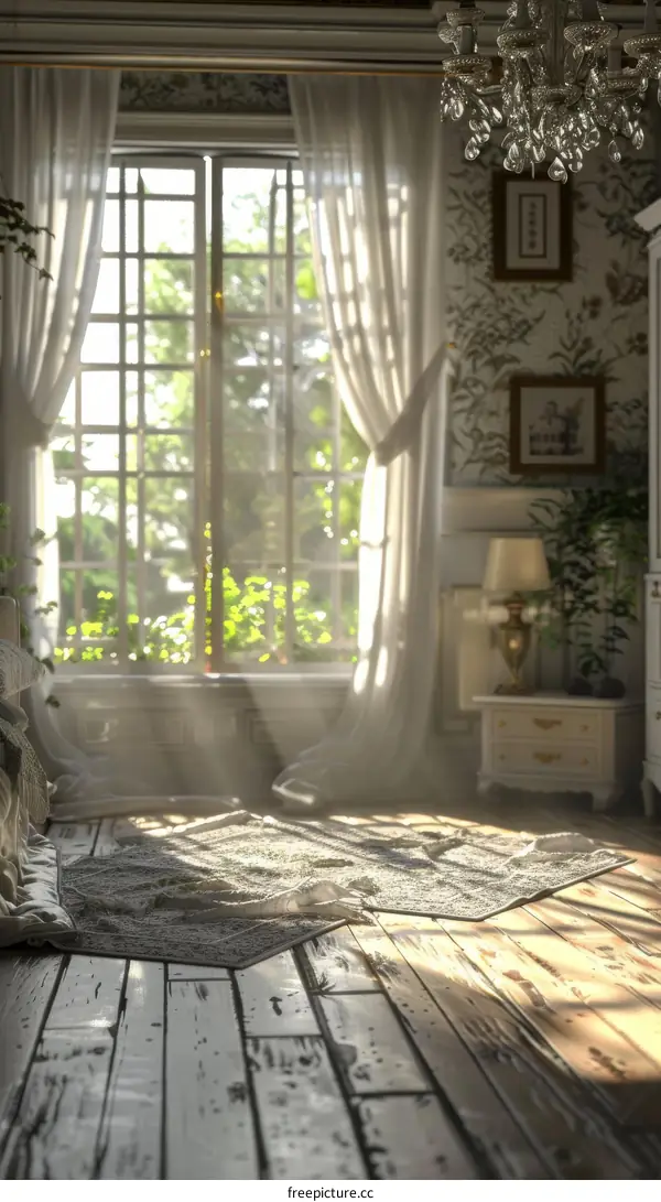 Modern Bedroom Interior Design with Sunlight