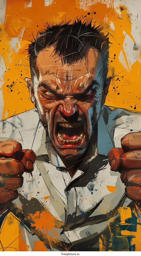 Portrait of an Angry Man