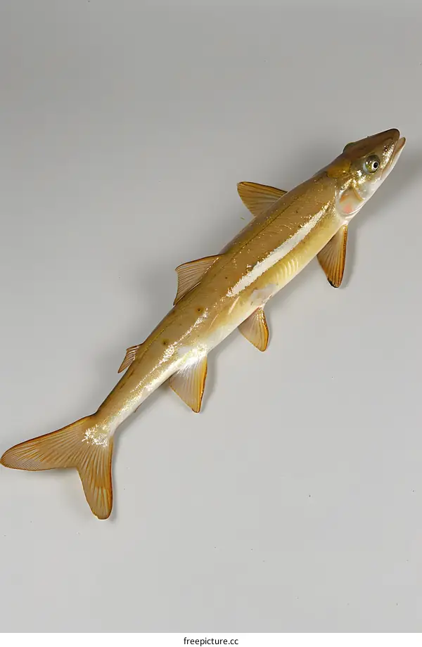 Fish on white background
