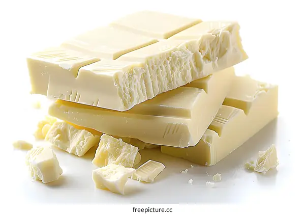 White chocolate pieces