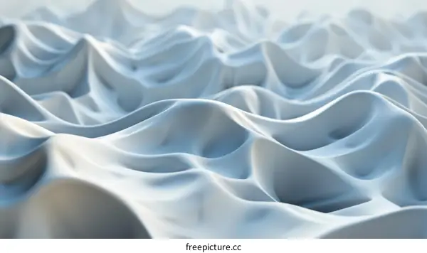 Wavy White Surface