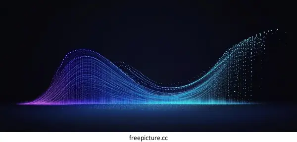 Abstract Digital Wave Design