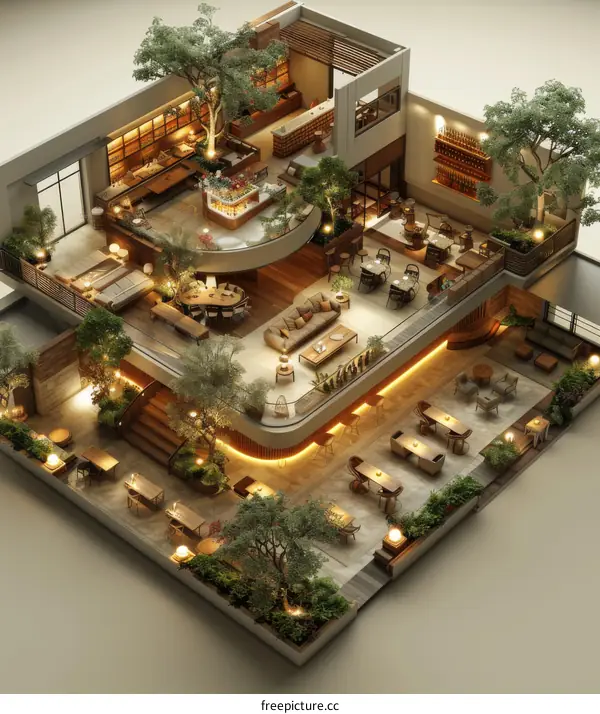 Modern Interior Design 3D Visualization