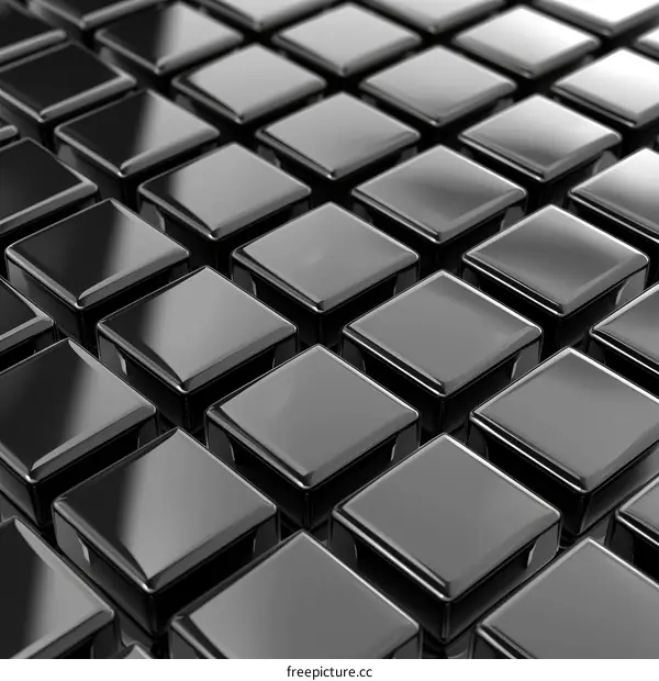 Black cubes background