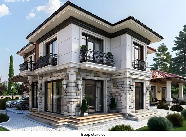 Luxurious Modern Villa Exterior