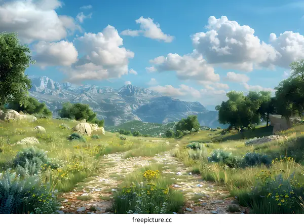 Beautiful Mountain Landscape