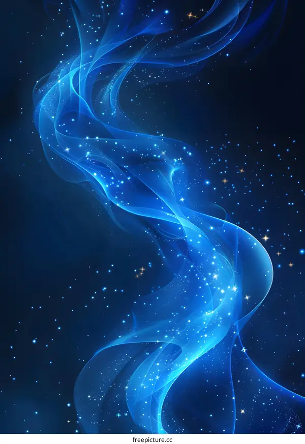 Abstract Blue Energy Flow