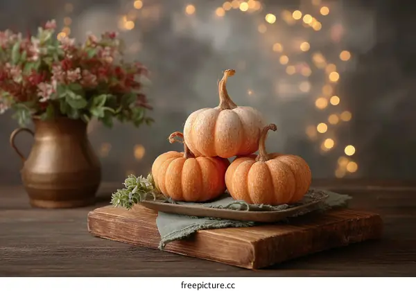 Autumn Thanksgiving Decorative Pumpkins