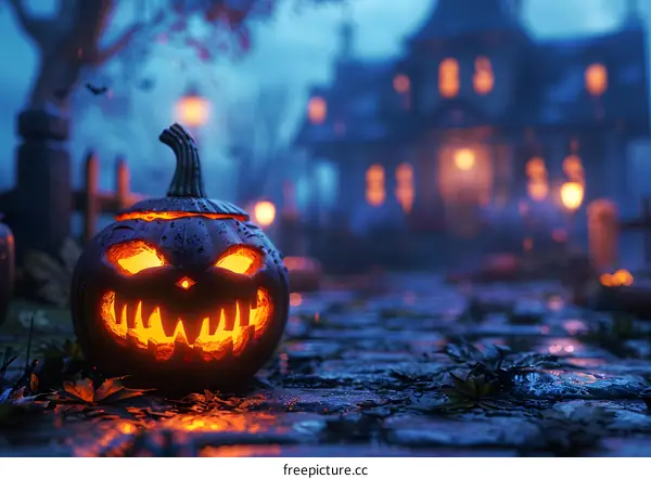 Spooky Halloween Pumpkin