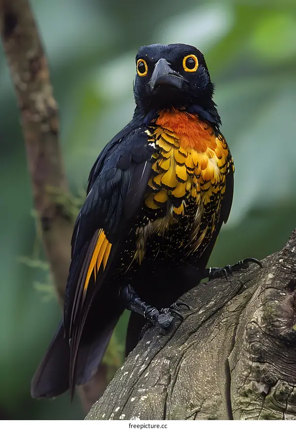 Black-and-tawny cotinga