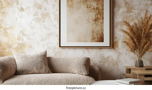 Modern Boho Living Room Interior Design