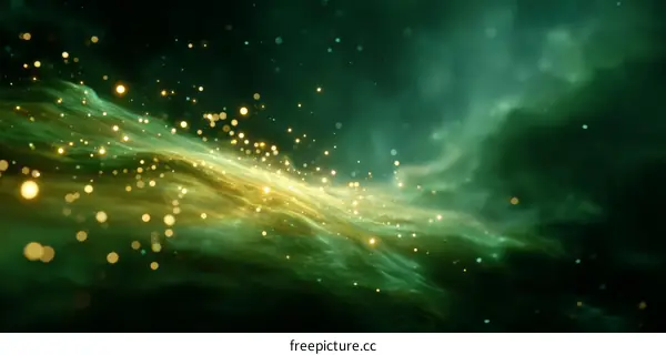 Abstract Nebula Space Exploration