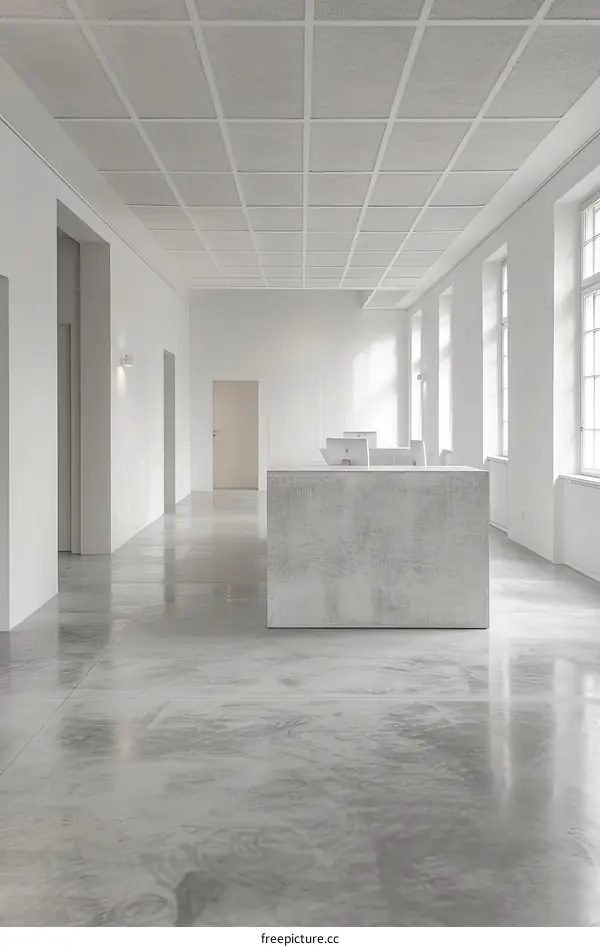 Modern Office Interior with Minimalist Design