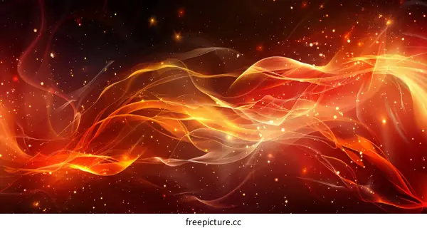 Consuming Flames: Fiery Blaze with Detailed Textures