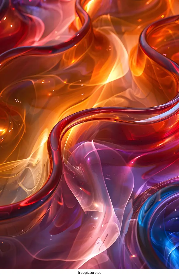 Colorful abstract painting