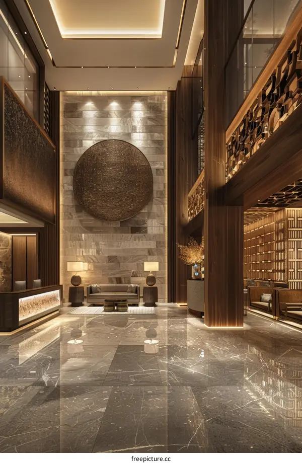 Modern Luxury Hotel Lobby Interior Design