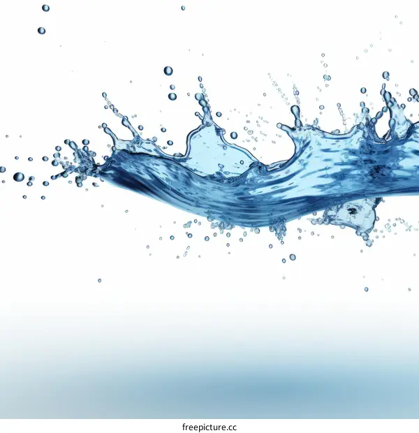 Water Splashing in Slow Motion