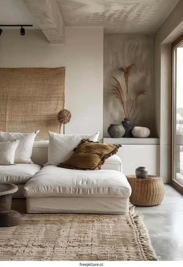 Modern Coastal Home Interior Design Living Room