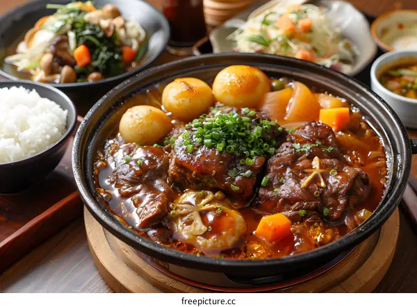 Japanese style beef stew