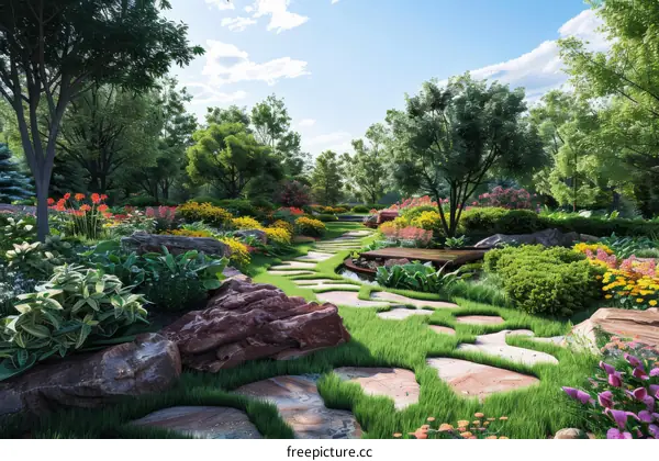 Garden Landscape Design Rendering - Visualizing Your Dream Outdoor Space