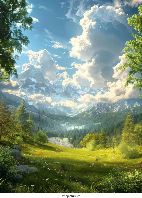 Magical Forest Landscape