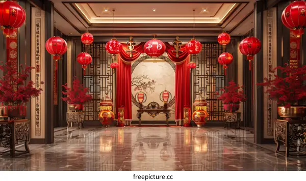 Chinese New Year Interior Design
