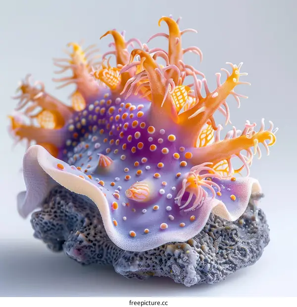 A Multicolored Sea Slug