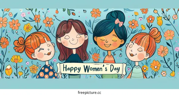 Celebrating Women's Day: Diversity and Unity in a Garden