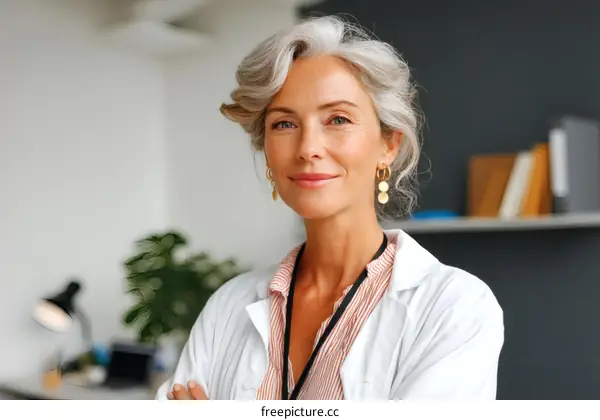 Confident Female Doctor Portrait