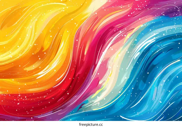 Abstract Colorful Background: Vibrant Art Design