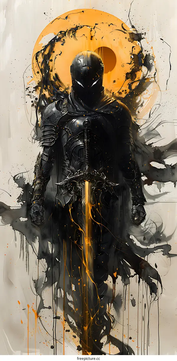 Dark Knight of the Orange Sun