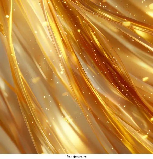 Golden, Flowing Curves