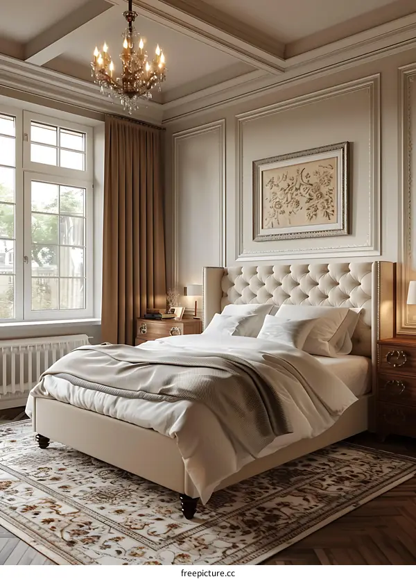 European luxury bedroom