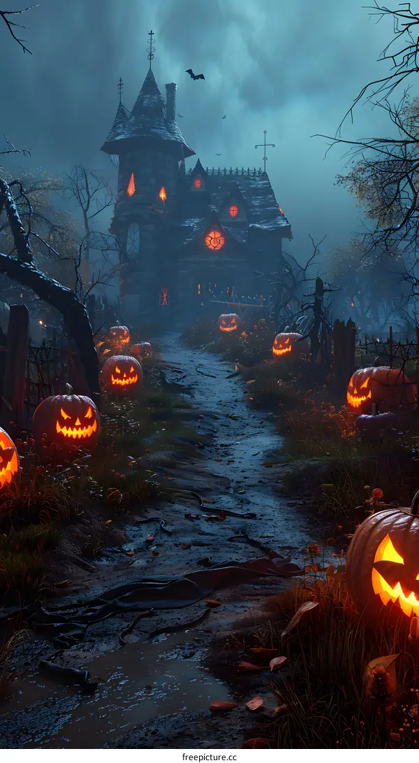 Halloween Pumpkin House