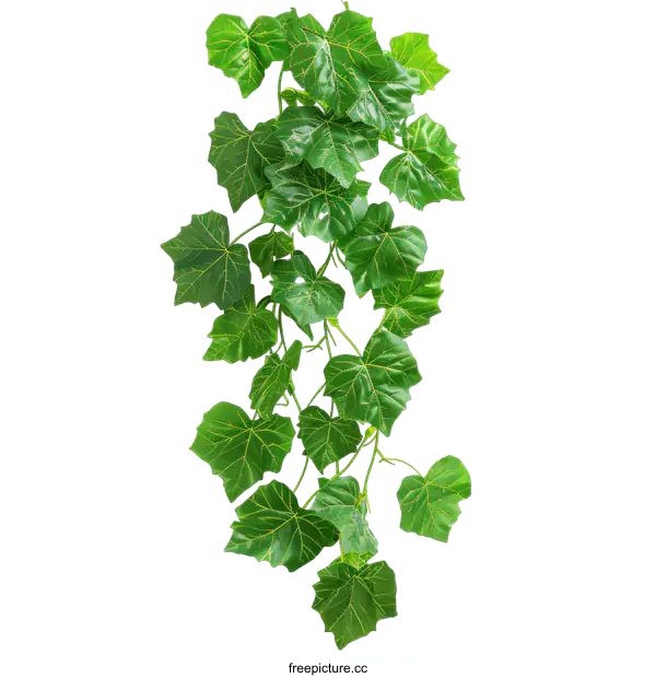 [Transparent Background PNG]Green Vine Leaves on transparent background